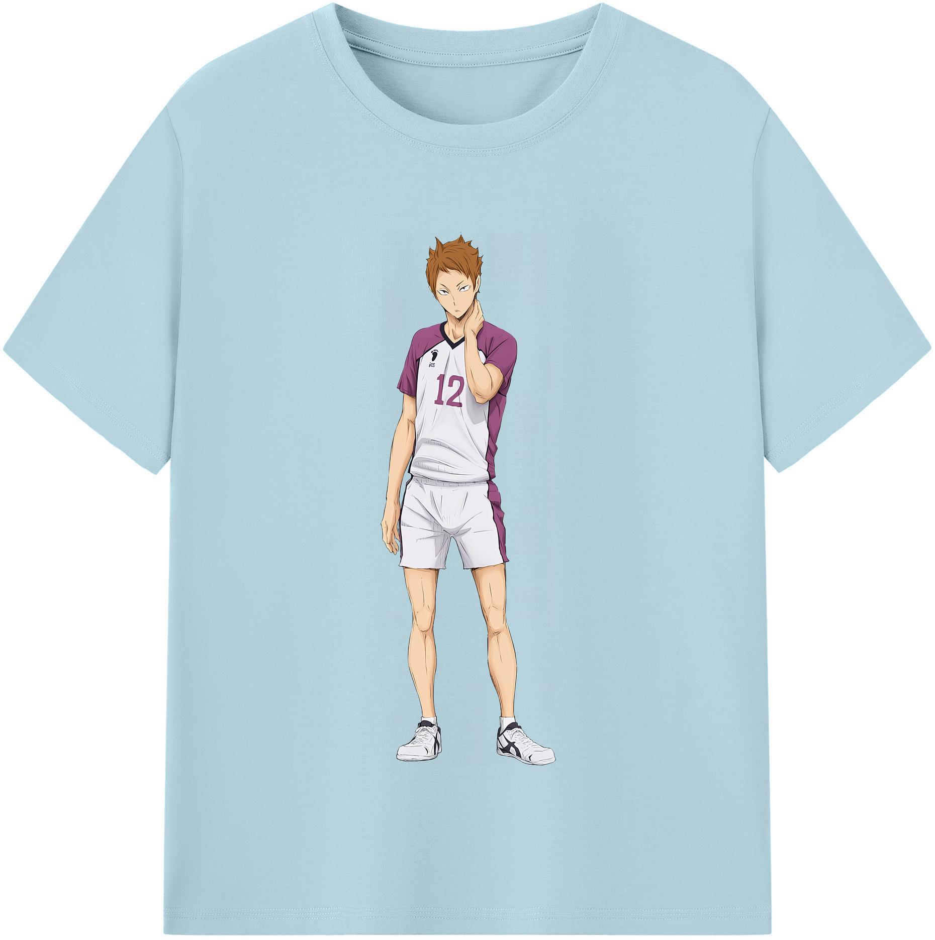 （画像用） ハイキュー!! Haikyu!! 綿100％半袖Tシャツ（フロントプリント）